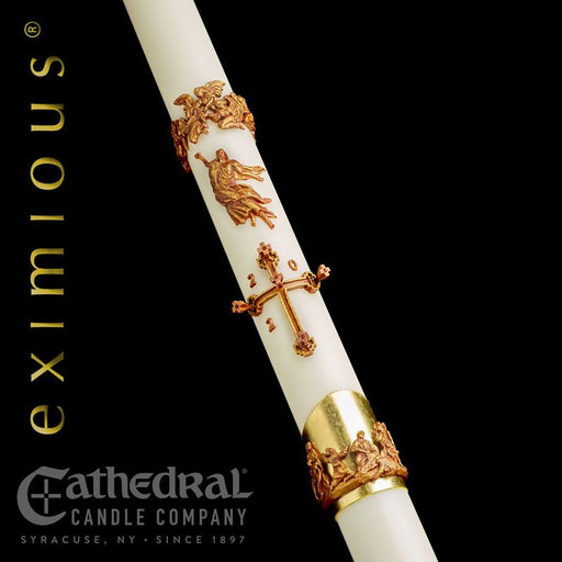 Mount Olivet 51% beeswax Paschal candle by Cathedral