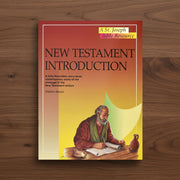 Book cover of 'New Testament Introduction' on a wooden surface