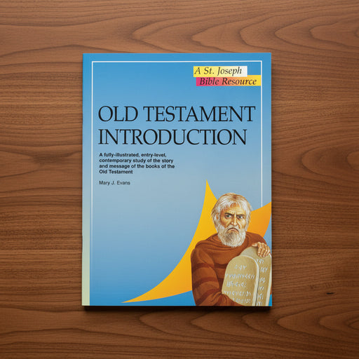Book titled 'Old Testament Introduction' on a wooden surface