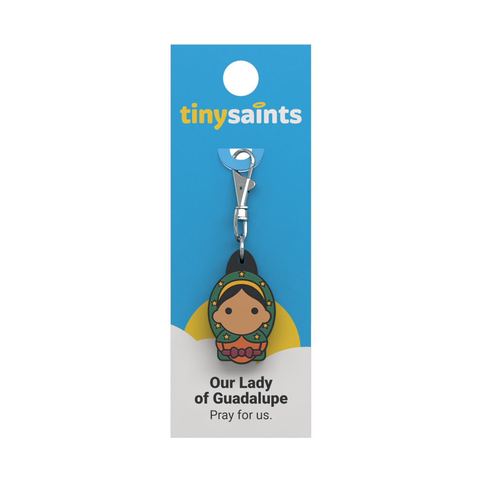 Tiny Saints - Our Lady of Guadalupe Zipper Pull