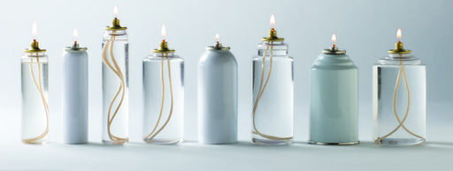 Lux Mundi 25-hour refillable metal fuel container for church candle shells