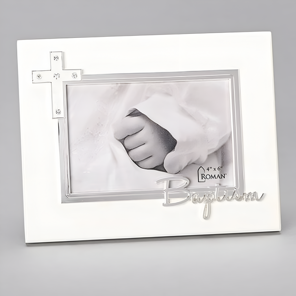 Baptism Frame 7"H