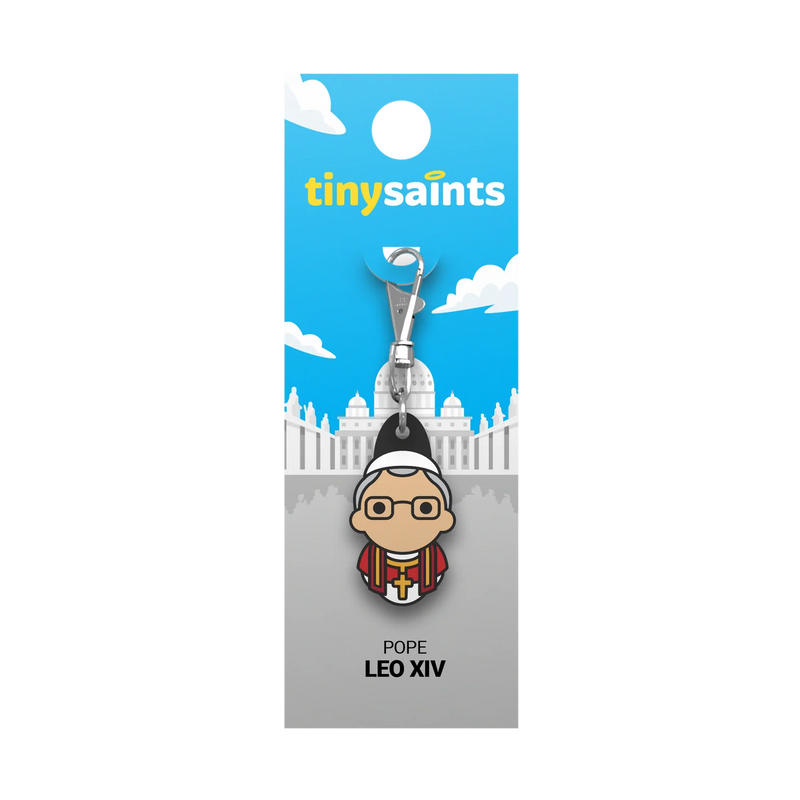 Tiny Saints - Pope Leo XIV Zipper Pull