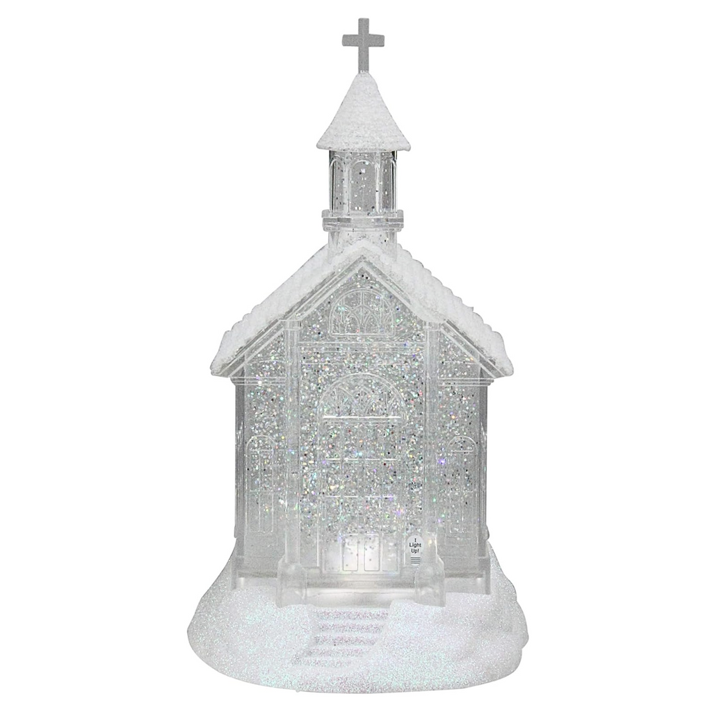 LED Church Swirl Decoration 10.25"H