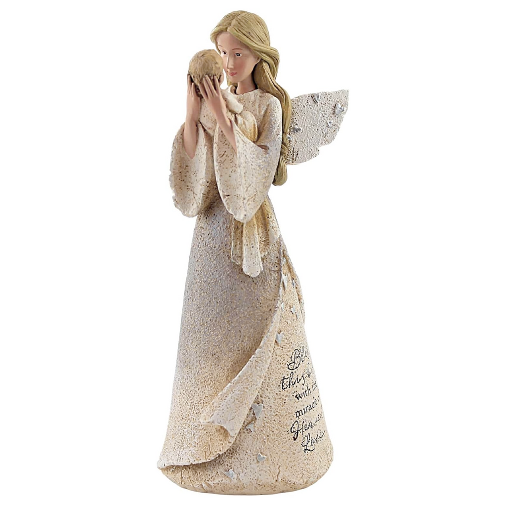 Baby Blessing Angel Figure 8.5"H