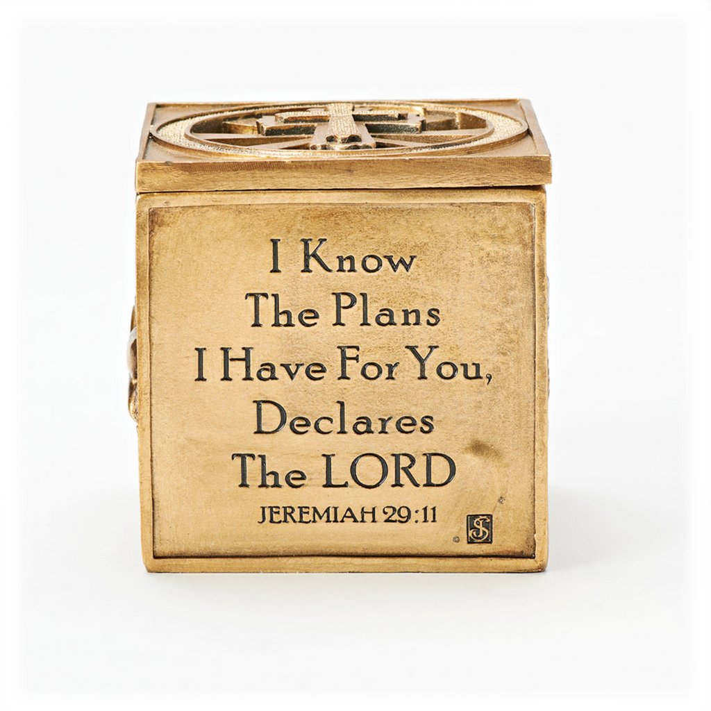 Multi Sacrament Keepsake Box 3.75"H