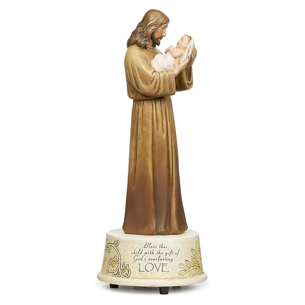 Jesus Loves Me Musical Figure 8.75"H