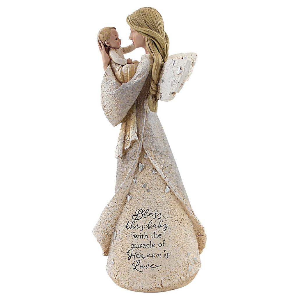 Baby Blessing Angel Figure 8.5"H