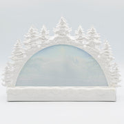 Confetti Lites Lighted Swirl White Tree Arch with Holy Family - image 2