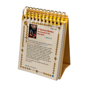 Prayer calendar with rosary design on a white background