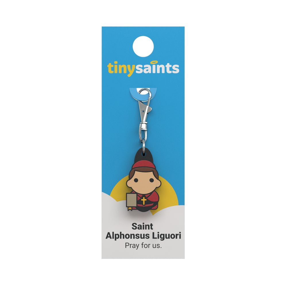 Tiny Saints - St. Alphonsus Zipper Pull