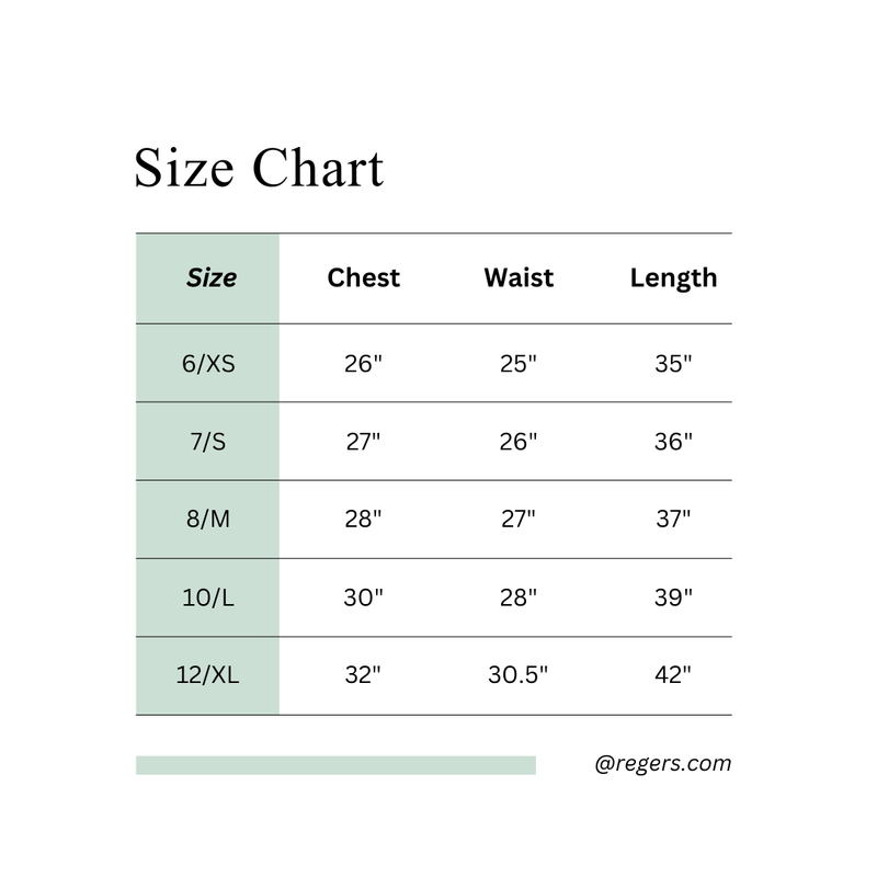 A guide for First Communion dress sizing
