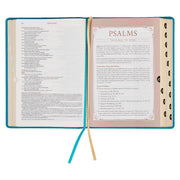 Teal book titled 'The Spiritual Growth Bible' on a white background