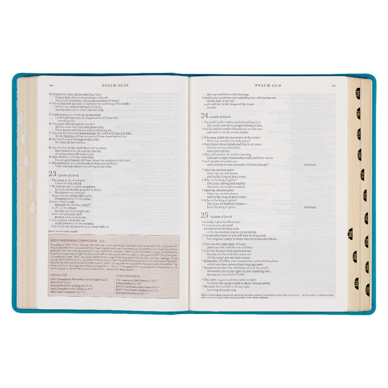 Teal book titled 'The Spiritual Growth Bible' on a white background