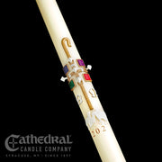 The Good Shepherd 51% beeswax Paschal candle by Cathedral
