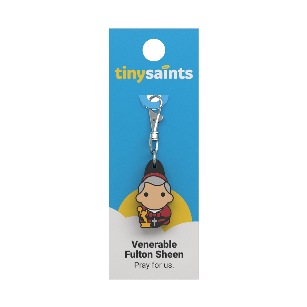 Tiny Saints - Ven. Fulton Sheen Zipper Pull