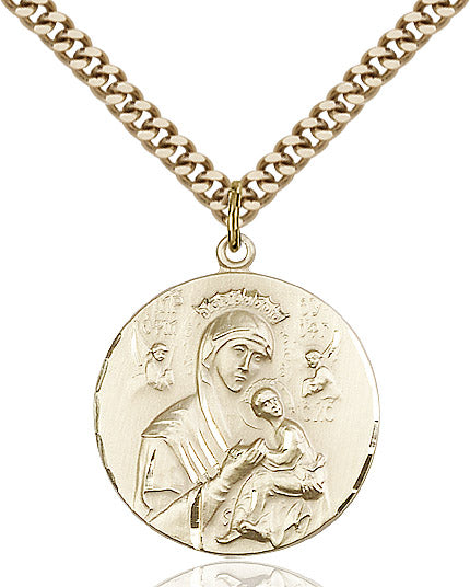 Our Lady of Perpetual Help Gold Filled 24"