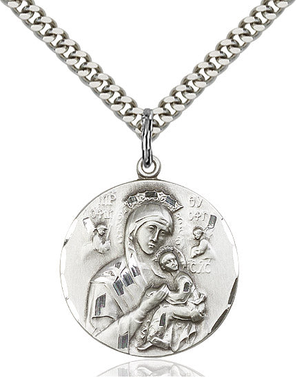 Our Lady of Perpetual Help Sterling Silver 24"
