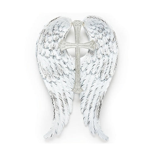 Roman Wings with Silver Cross 10.25" H