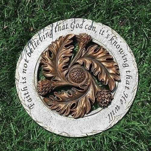 Faith Is Believing Garden Stone 12"D