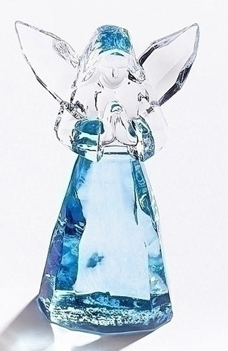 Birthstone December Angel Figure 2.75"H