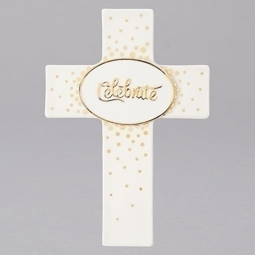 Celebrate Wall Cross 7"H