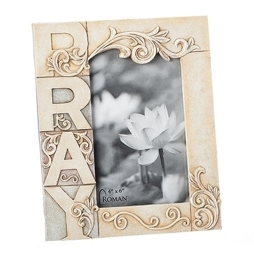 Pray Crossword Frame 7.5"H