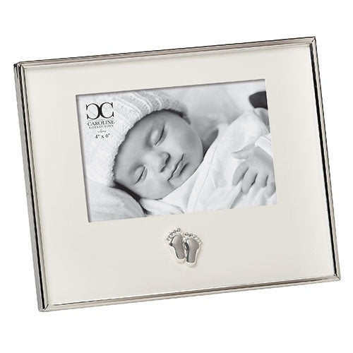 Baby Feet Frame with Matte 7.25"H