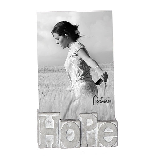 Hope Frame Cement 6.75"H