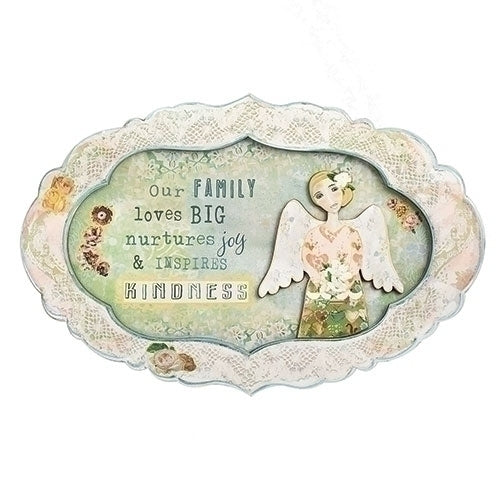 Our Family Wall Plaque 7.75"H