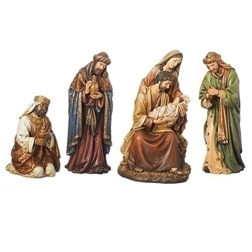 Joseph's Studio 4pc Textured Nativity 16" H