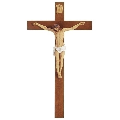 Woodtone Crucifix 40"H