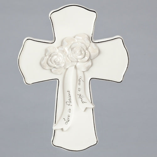 Wedding Wall Cross 7"H