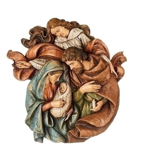 Holy Family Wall Piece 14"H