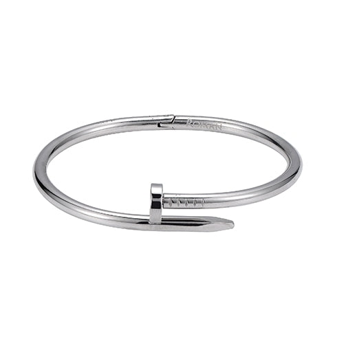 Nail Bracelet Silver Medium 3" DIA
