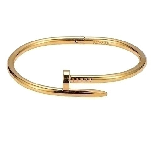 Nail Bracelet Gold Medium 3"DIA