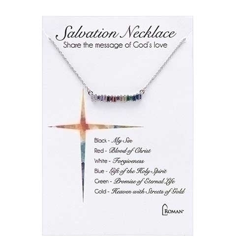 Salvation Bar Necklace 16"L