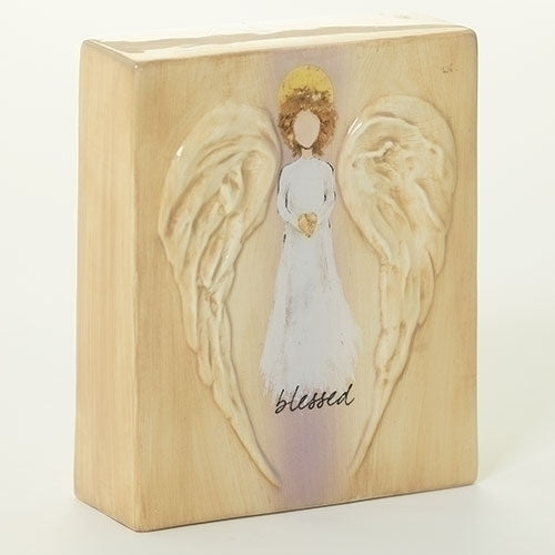 Angel Blessings Block 5"H