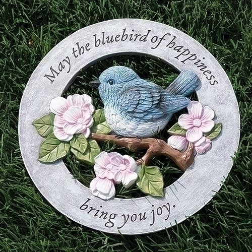 Bluebird of Happiness Garden Stone 11.75"D