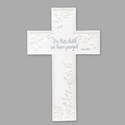 For This Child Wall Cross 7.75"H