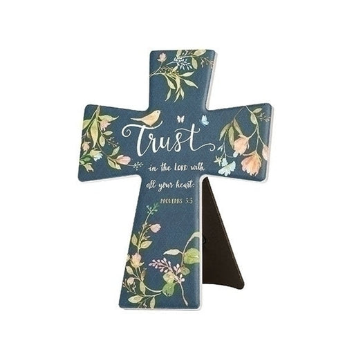 Roman Trust in the Lord Cross 7.75" H