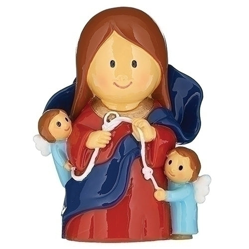 Mary Undoer of Knots Figure 3"H