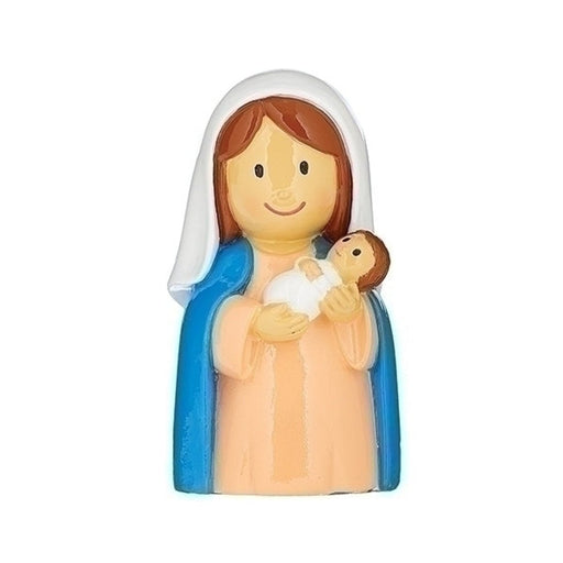 Roman Madonna and Child Figure 3" H
