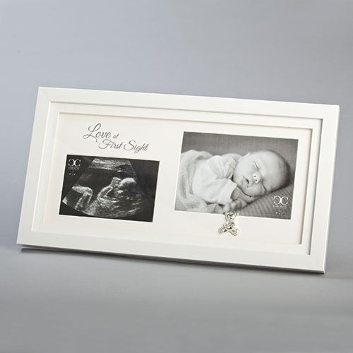 Baby Double Frame 9.25"H