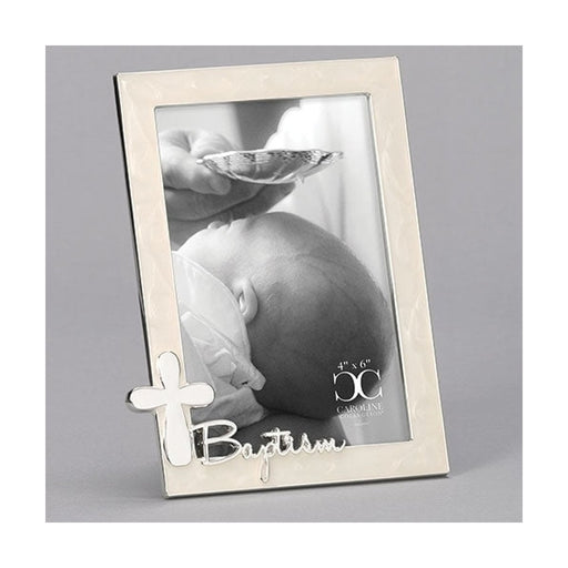 Caroline Collection Baptism Picture Frame 7" H