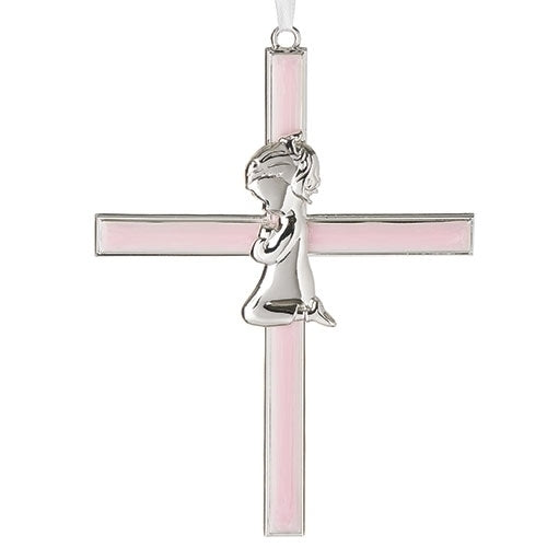 Pink Girl Cross 6"H