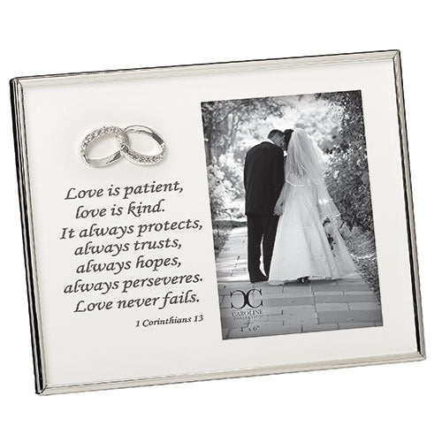 Love is Patient Matte Frame 7"H