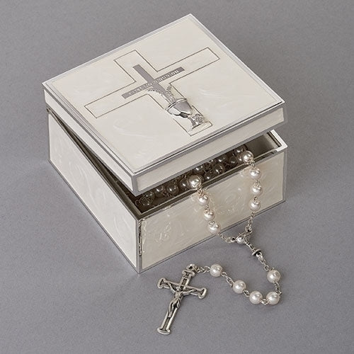 Calice and Wheat Wall Cross 2.25"H