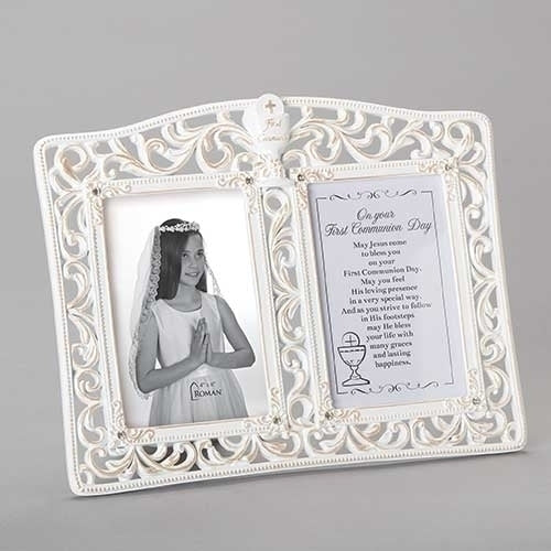 Communion Double Frame 9.25"H