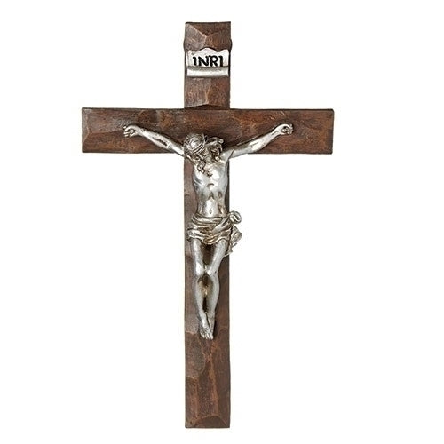 Crucifix Silver 7.5"H